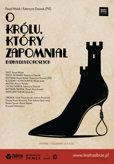 Plakat wydarzenia:  O KRÓLU...KTÓRY ZAPOMNIAŁ...BAJKA DLA DOROSŁYCH 